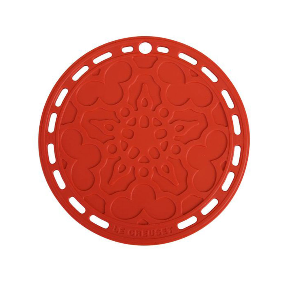 Suporte de Silicone Mandala Vermelho Le Creuset