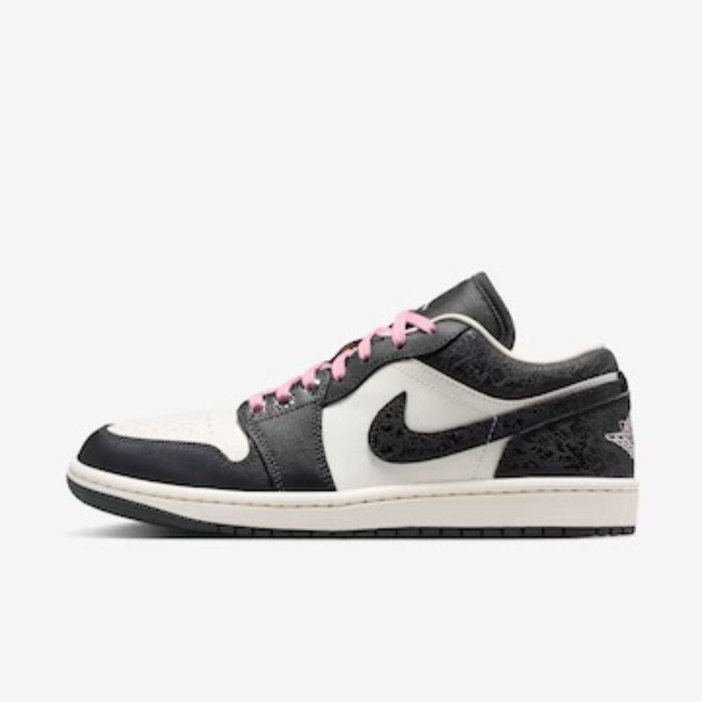 Air Jordan 1 Low SE Anthracite Sail Coconut Milk Iced Carmine — 37, Novo