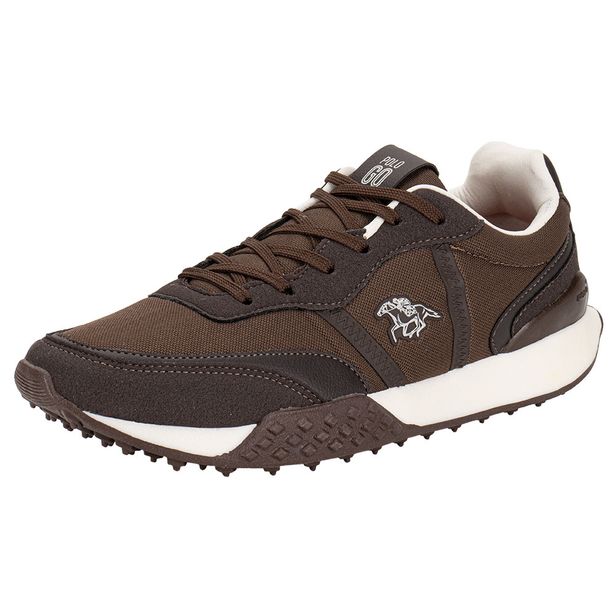 Tênis Masculino Casual Polo Go GO463 CAFÉ 37