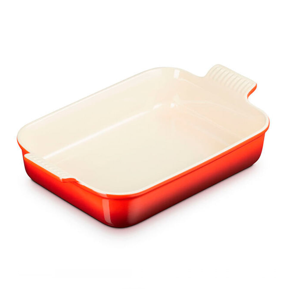 Travessa Retangular Heritage 19 cm Vermelho Le Creuset