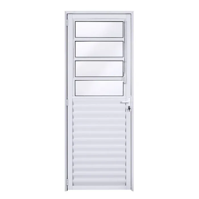 PORTA BASCULANTE ESQUERDA VMBOR 210X80 BRANCO ECOSUL ESQUADRISUL