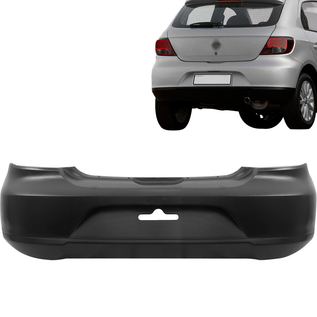 Parachoque Traseiro Gol G5 2009 2010 2011 2012 Preto