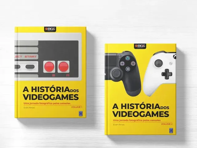 [Saldo MP] História dos Videogames 2 Volumes Amos Capa Mole