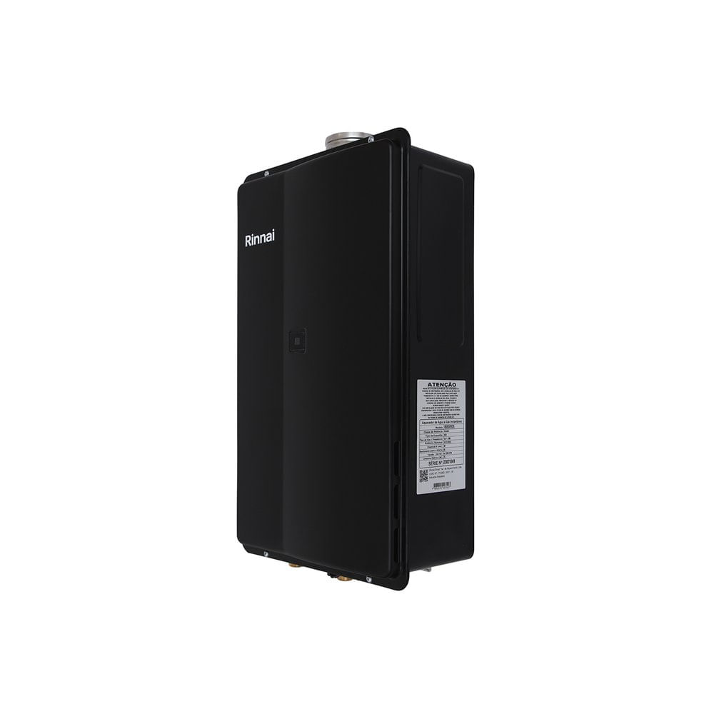 Aquecedor A Gas Digital Reue351 Fea E35 35 Litros Preto Gn Rinnai