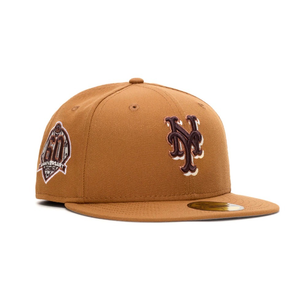 Boné New Era 59FIFTY New York Mets Light Bronze — 7-1/2 / 7-5/8, Novo