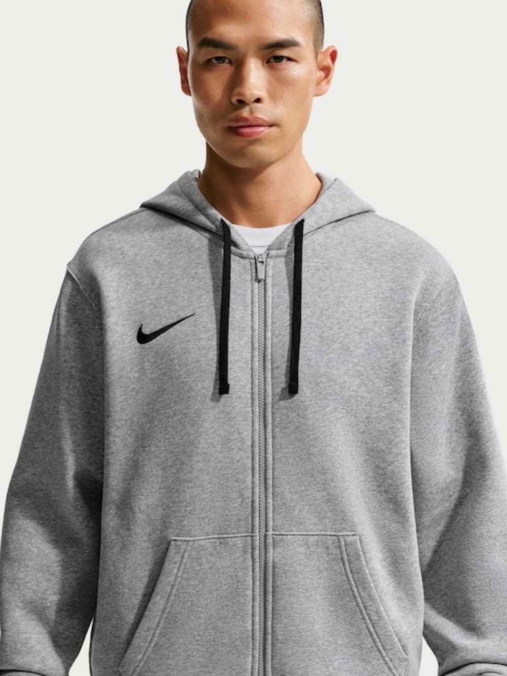 Jaqueta Nike Dri-FIT Park Fleece Grey — P / M / G / XG, Novo