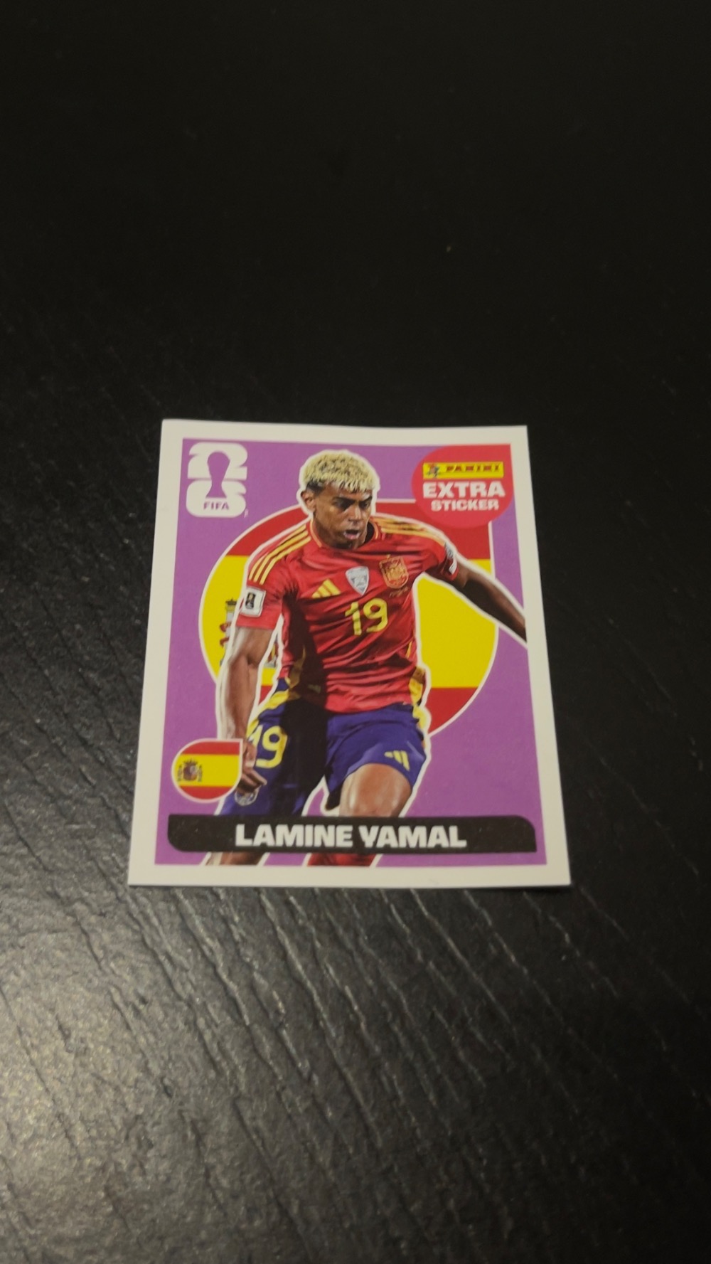 Figurinha Panini Lamine Yamal Roxo Legend Fifa World Cup 2026 — Único, Novo