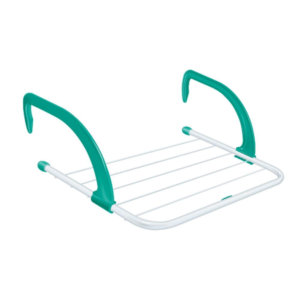 Varal Portatil Click Aco Branco