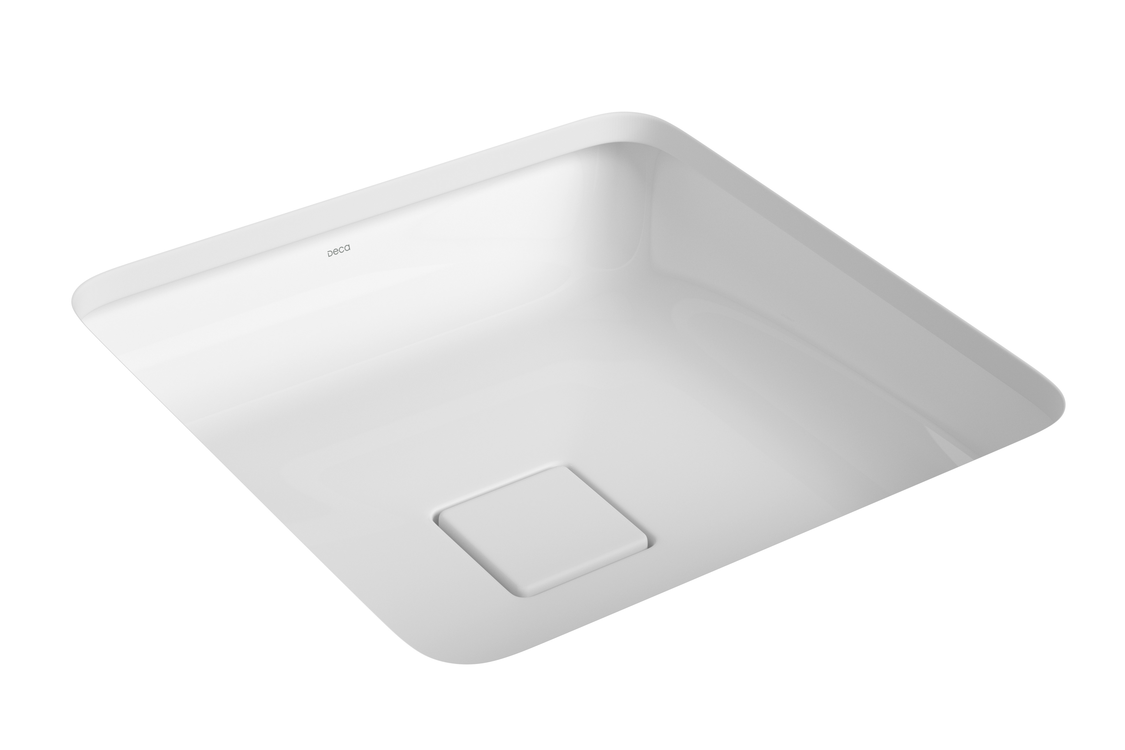 Cuba Quadrada De Embutir 40 Cm Branco