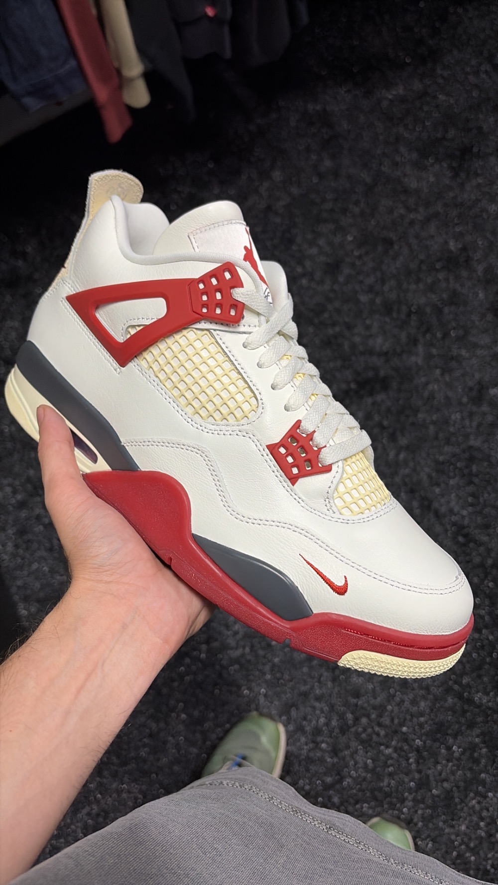 Nigel Sylvester x Air Jordan 4 Brick After Brick — 44, Novo