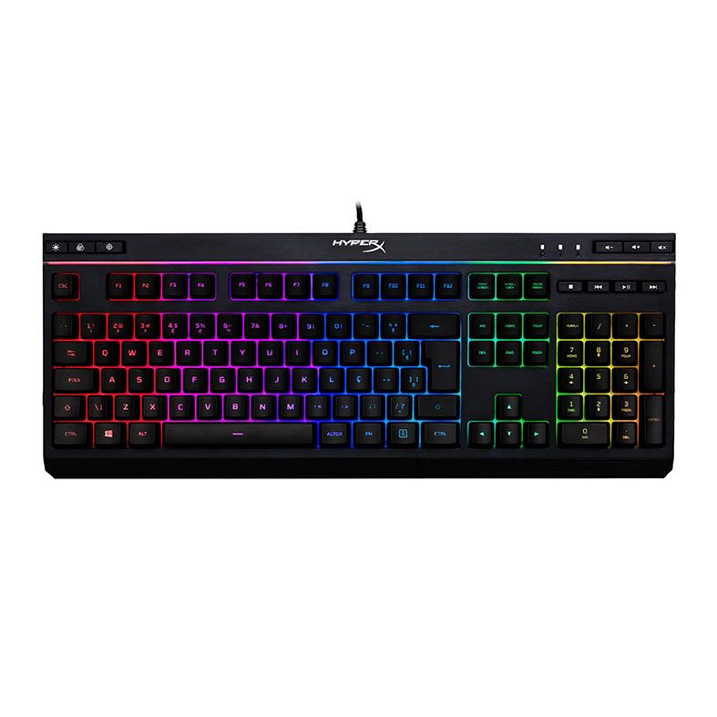 Teclado Gamer HyperX Alloy Core RGB, ABNT2, Preto, 4P4F5A2AC4