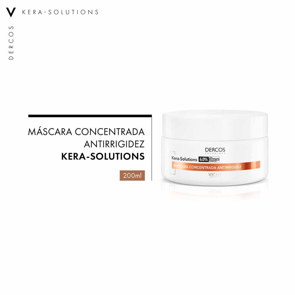 Foto 3 de Máscara de Tratamento para Cabelos Danificados Vichy Dercos Kera-Solutions — 200ml