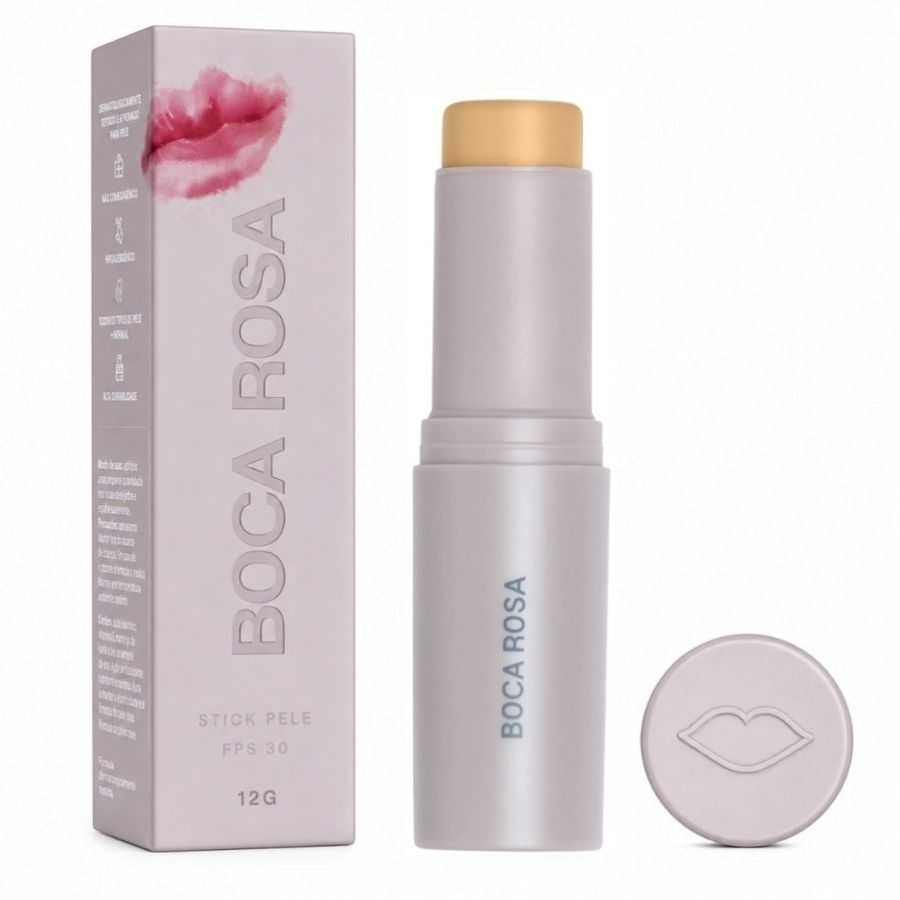 Base Multifuncional Stick Pele Br12 12G - Boca Rosa