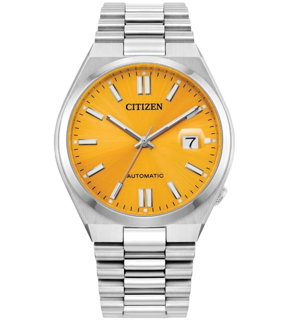 Relógio Citizen Tsuyosa Sport Aço Yellow 40 mm — Único, Novo