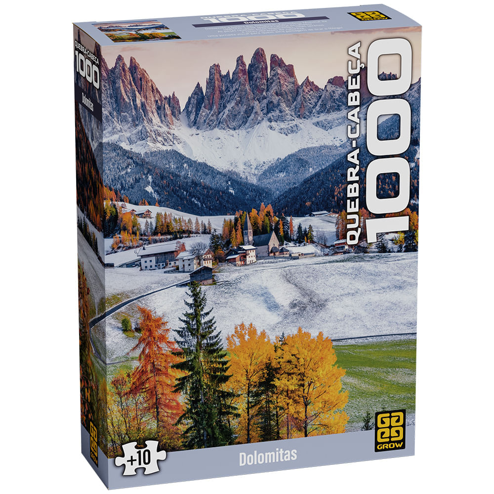 Quebra-cabeça 1000 peças Dolomitas