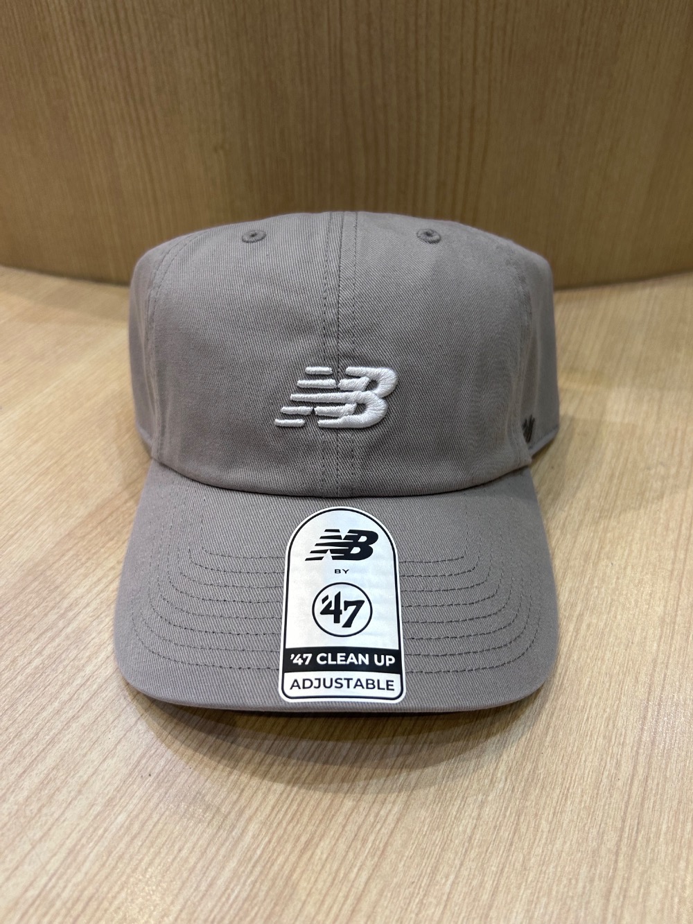 '47 Brand x New Balance Boné Clean Up Hat Grey — Único, Novo
