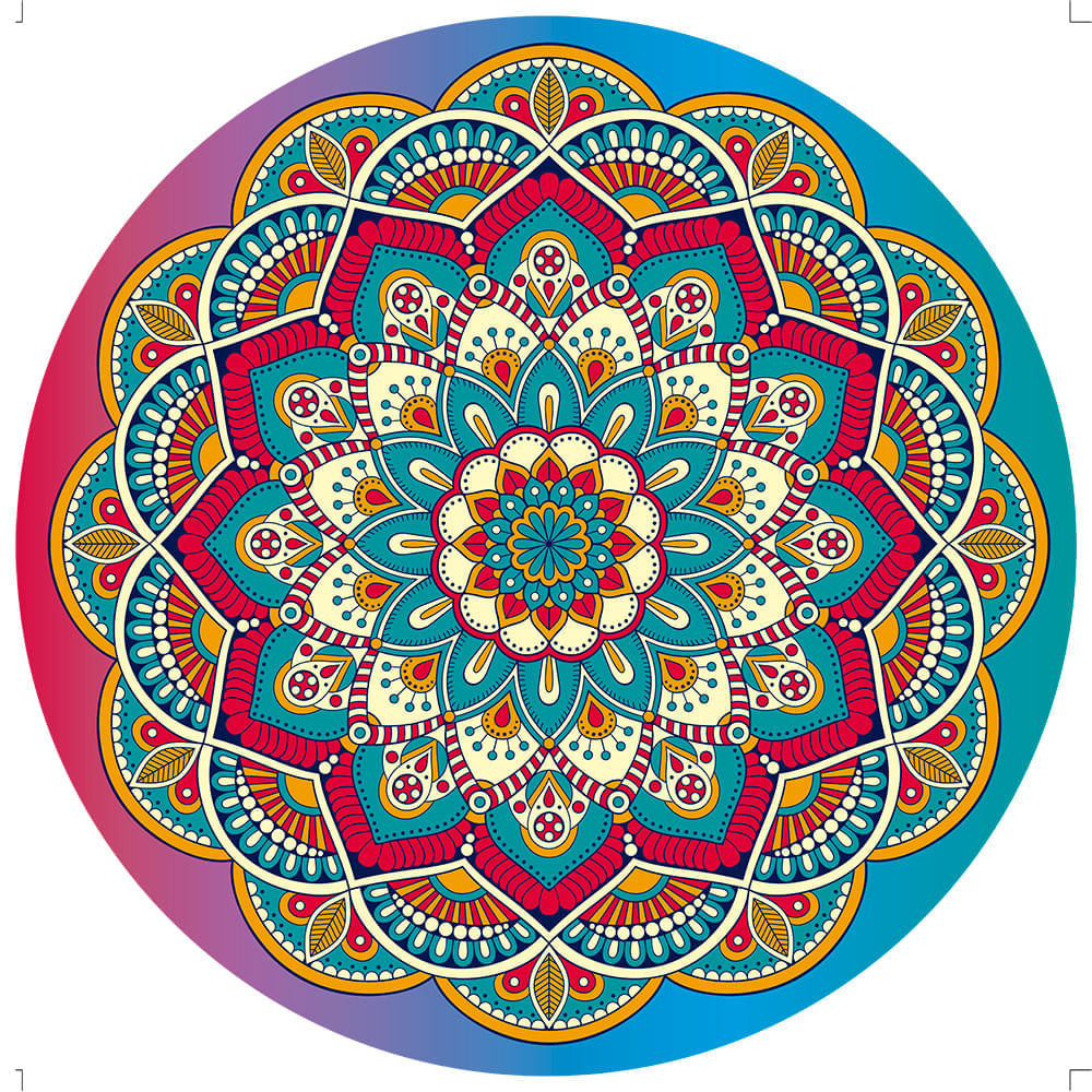 Quebra-cabeça 600 peças Circular Mandala