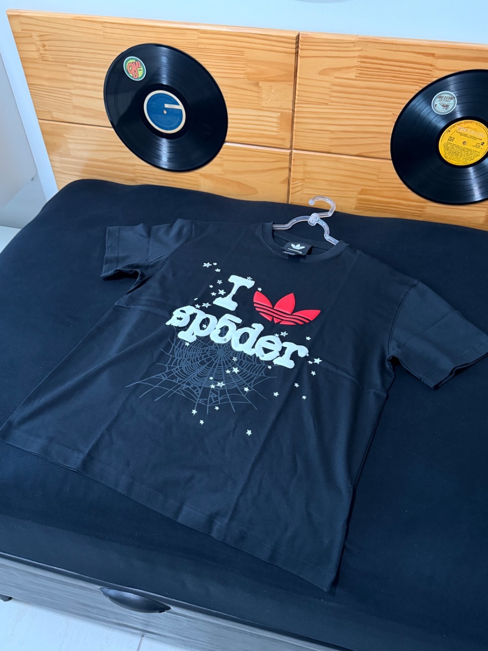 Sp5der x adidas Camiseta Black — M, Usado