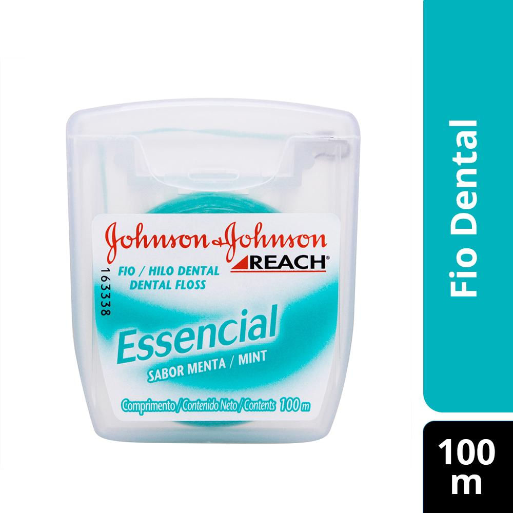 Foto 2 de Fio Dental J&J Reach Essencial Menta 100m