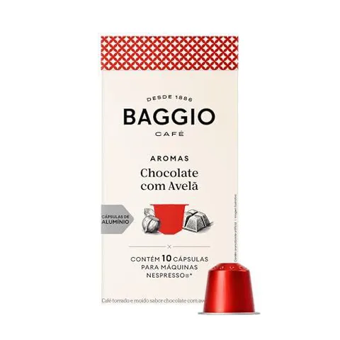 Cápsulas Café Aroma Chocolate Avelã Compatível Nespresso