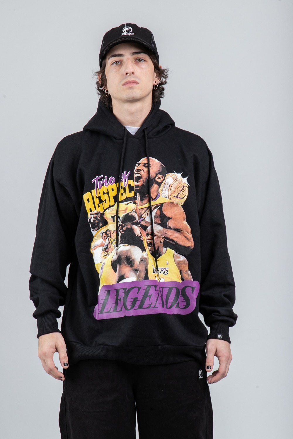 Moletom Respect Vintage Legends Black — P / M / G / XG / XXG / 3XG, Novo