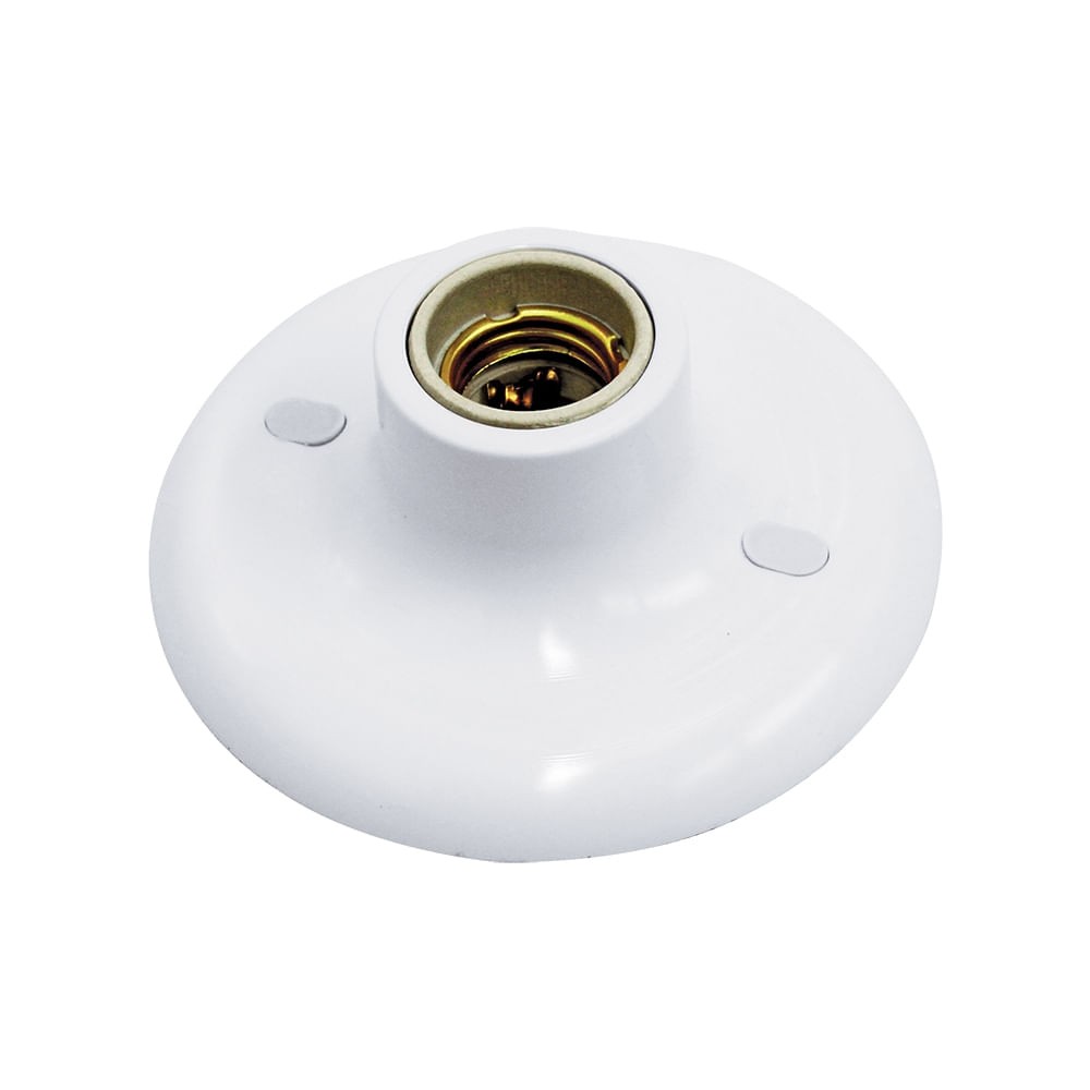 Plafon E27 Porcelana Branca Taschibra