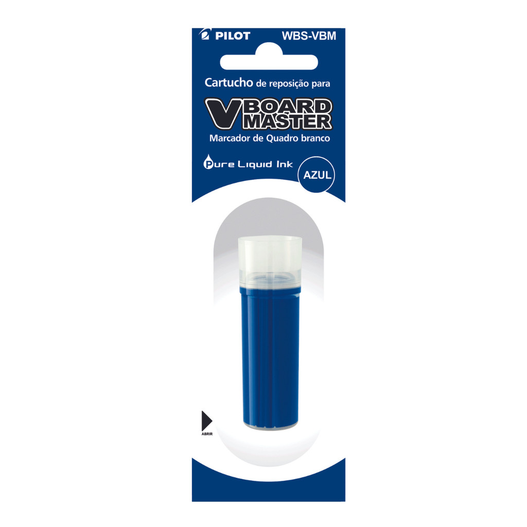 Refil Para Pincel de Quadro Branco V-Board Master PiloT - Azul