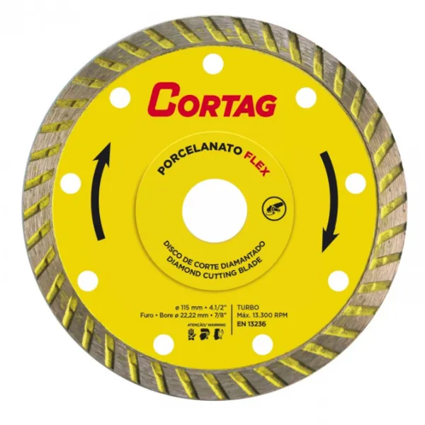 DISCO CORTE DIAMANT PC FLEX Ø115FURO22,22 CORTAG