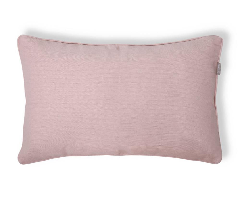 Capa de Almofada Retangular com Cordonê Rosa Rosa