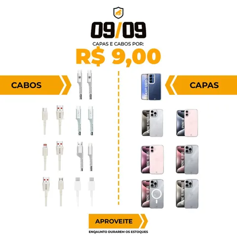 Promoção Gshield: produtos por R$ 9,00