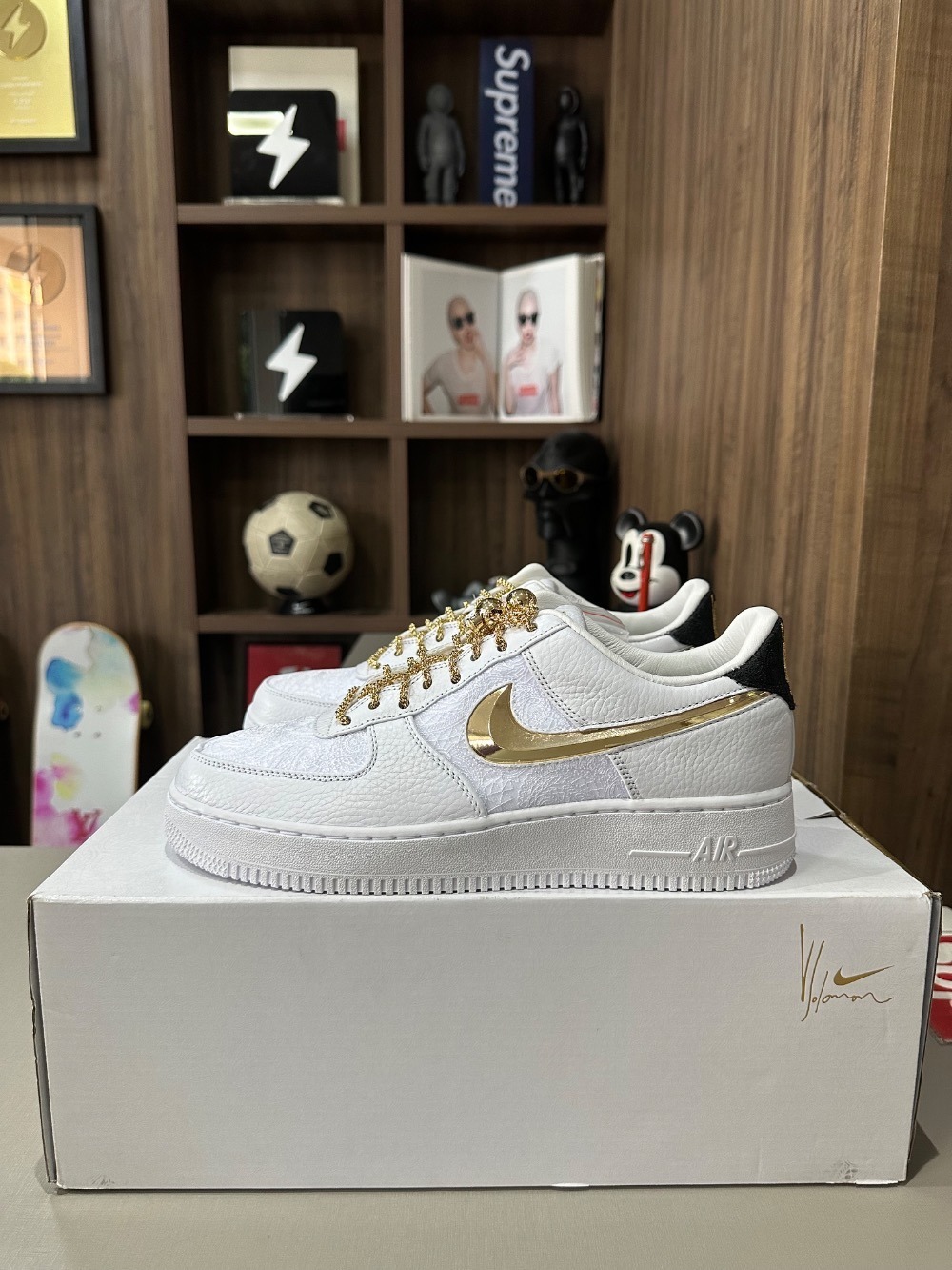 Victor Solomon x Nike Air Force 1 Low Sunset Strip — 39.5, Novo
