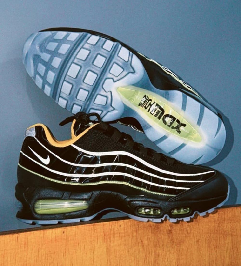 Nike Air Max 95 Black Gold Leaf Pear White — 39 / 39.5 / 40 / 40.5 / 41 / 42 / 42.5 / 43 / 43.5 / 44, Novo