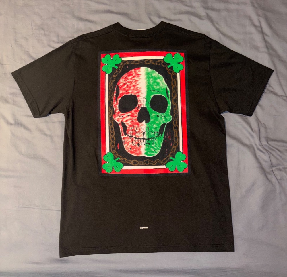 Mike Kelley x Supreme Camiseta Banner Black SS26-W8 — M, Novo