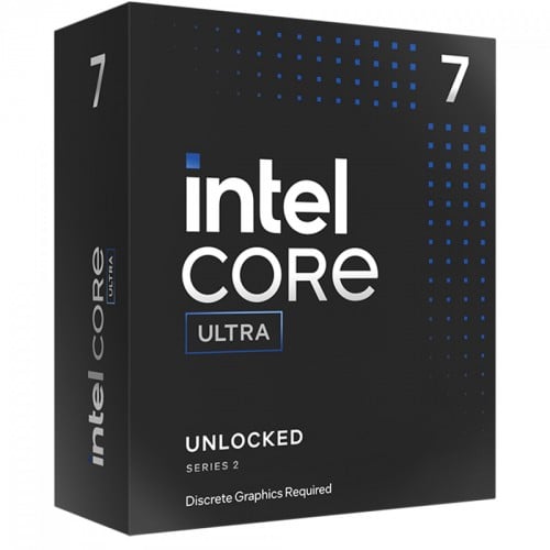 Processador Intel Core Ultra 7 265KF Otimizado para IA, 3.9 Ghz (5.5Ghz Turbo), Série 2, 20-Cores 20-Threads, LGA 1851, BX80768265KF