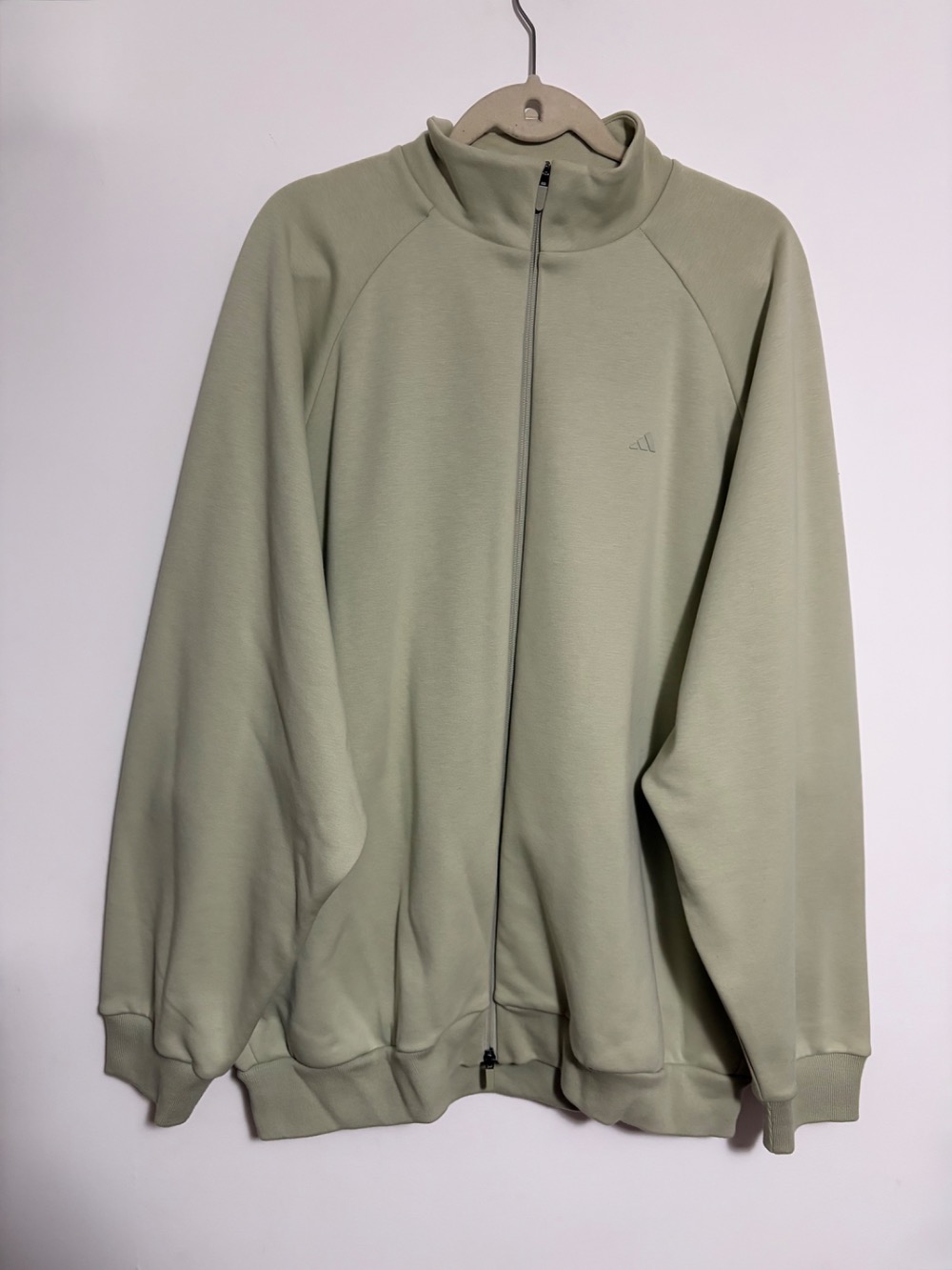 Jaqueta adidas Basketball Track Green — G, Usado