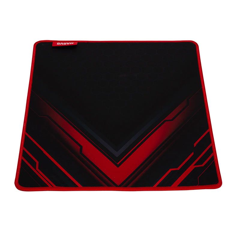 Foto 2 de Mousepad Marvo Blaze, 450x400x3mm, Preto e Vermelho, G49