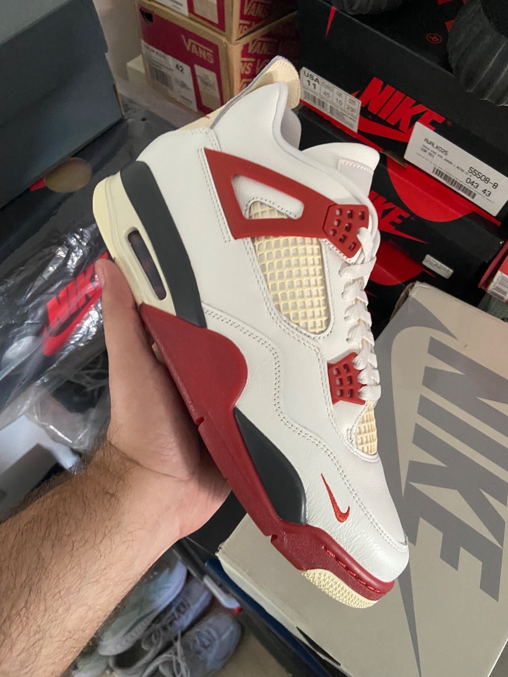 Nigel Sylvester x Air Jordan 4 Brick After Brick — 38, Novo