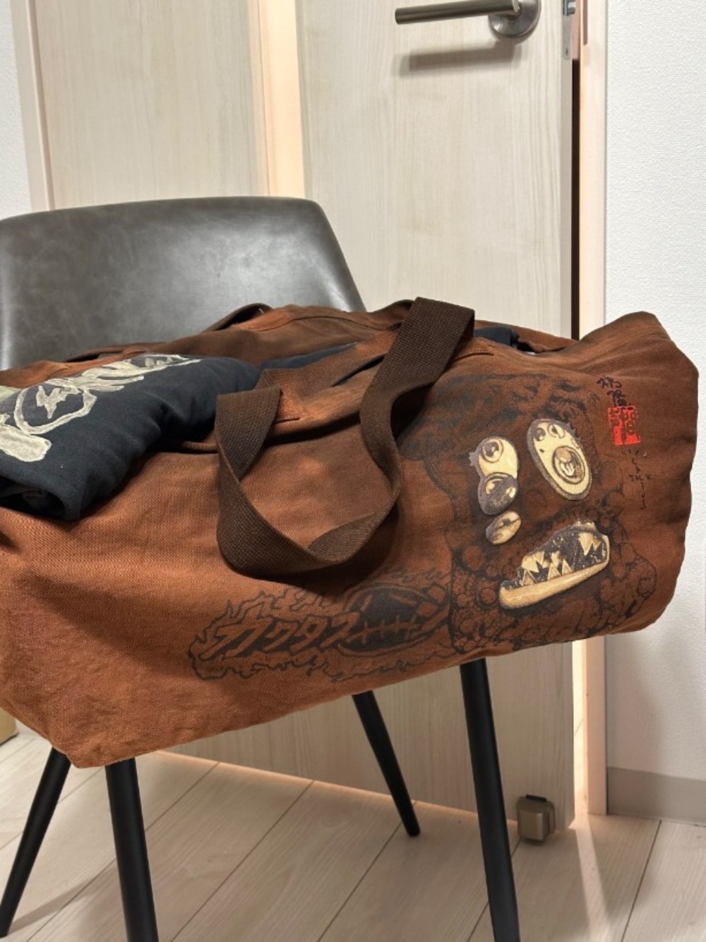 Takashi Murakami x Cactus Jack Bolsa Melted Utopia Dream Jumbo Tote Brown — Único, Novo