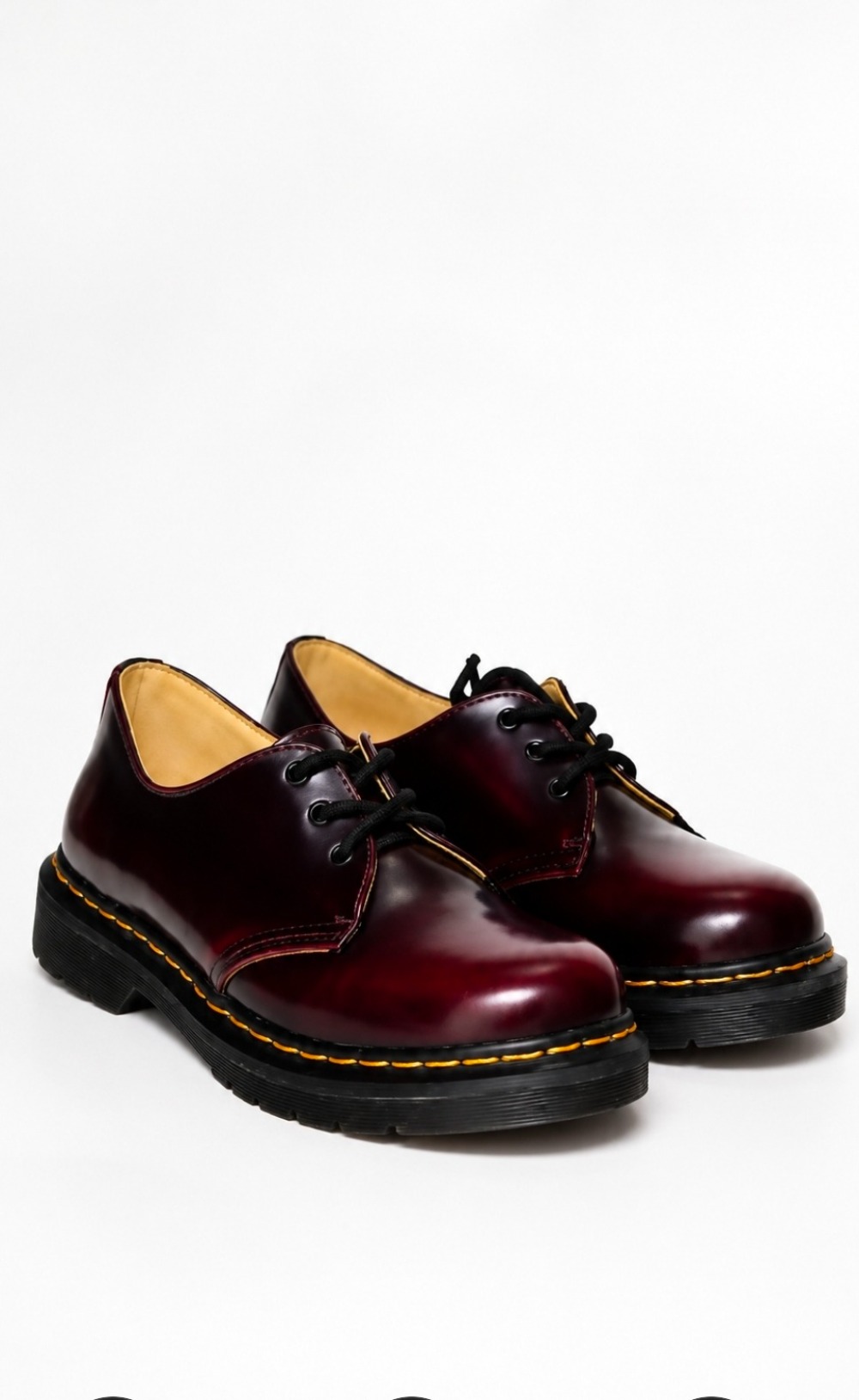 Sapato Slum Brand Street Oxford Brush Cherry — 45 / 44 / 43 / 42 / 41 / 40 / 39 / 38 / 37 / 36, Novo