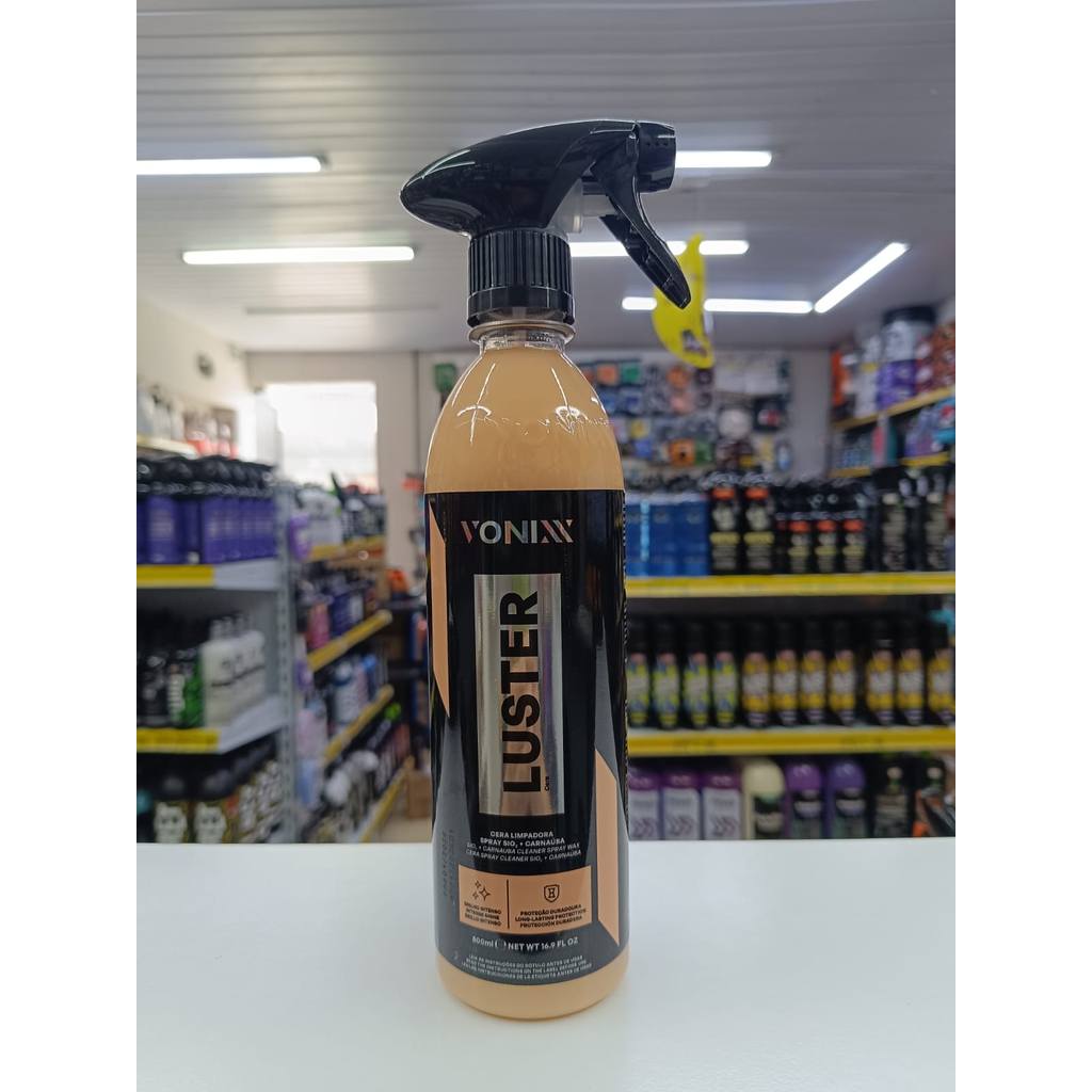Foto 2 de Cera Limpadora Spray Sio2 mais Carnaúba Luster Vonixx