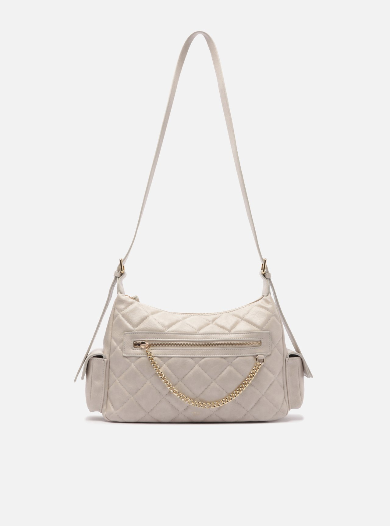 Bolsa Tiracolo Off White Média Matelassê Bolsos