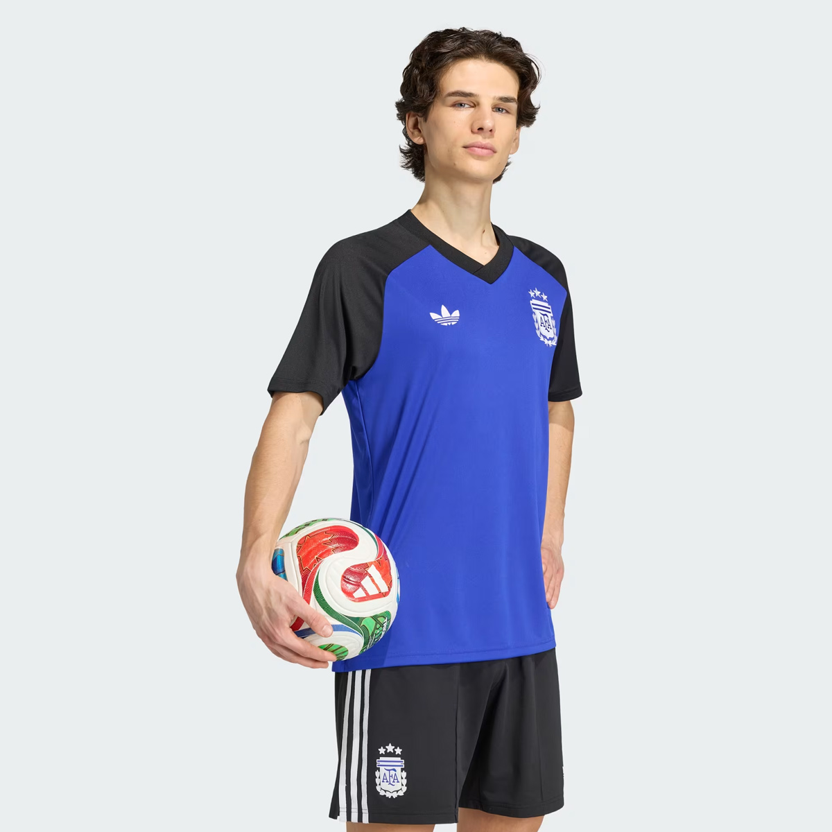 Camisa Adidas Argentina Pré-Jogo II 2026 Azul