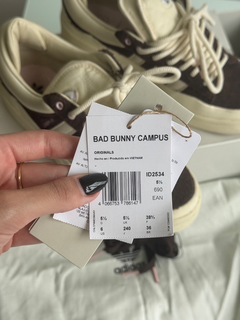 Foto 3 de Bad Bunny x adidas Campus Deep Brown — 36, Usado