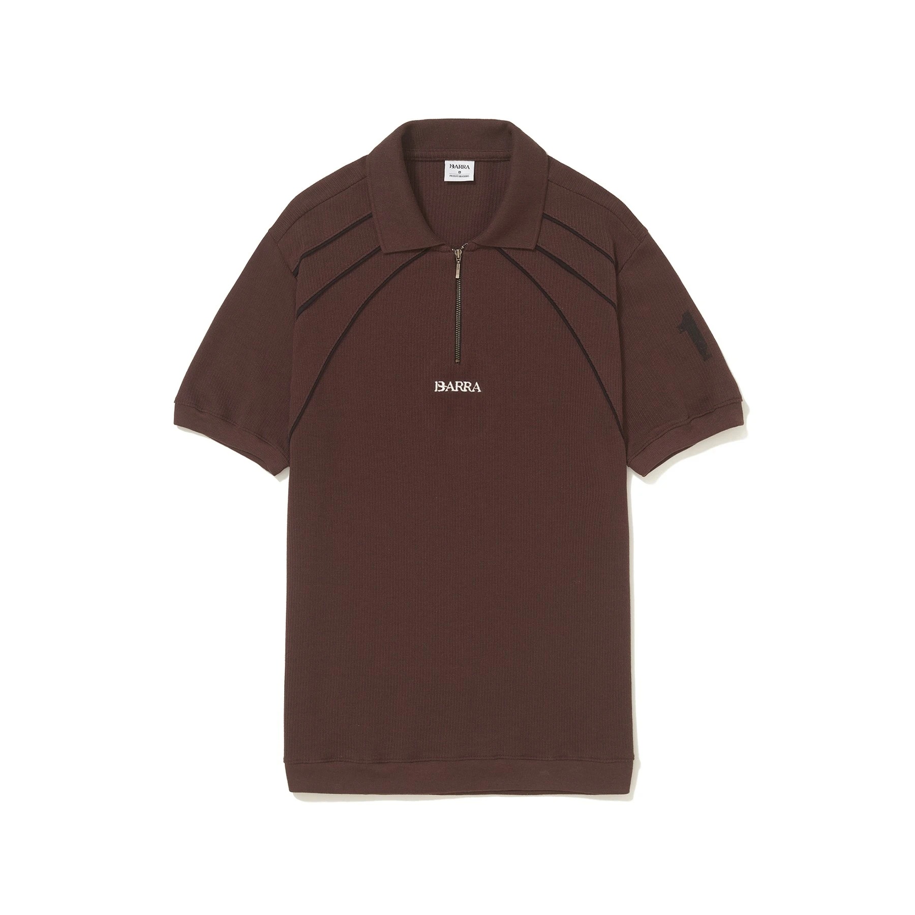 Camisa Barra Crew Polo Souvenir Marrom — P / M / G, Novo