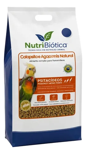 Ração Nutribiótica Calopsita E Agapornis - 300g Granel