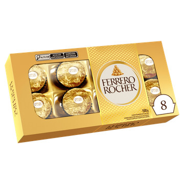 Ferrero Rocher Chocolate 8 Unidades 100g