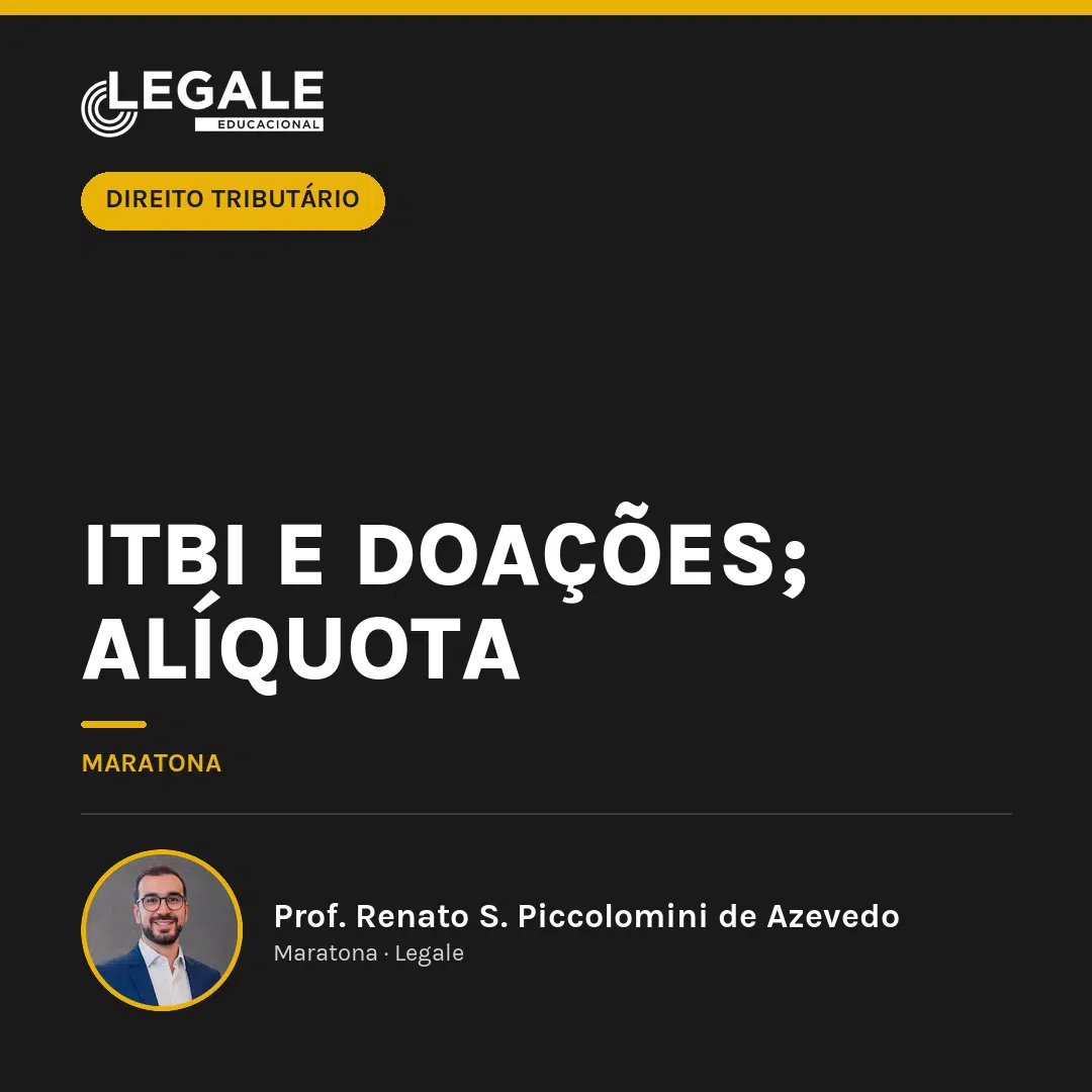 ITBI e Doações; alíquota