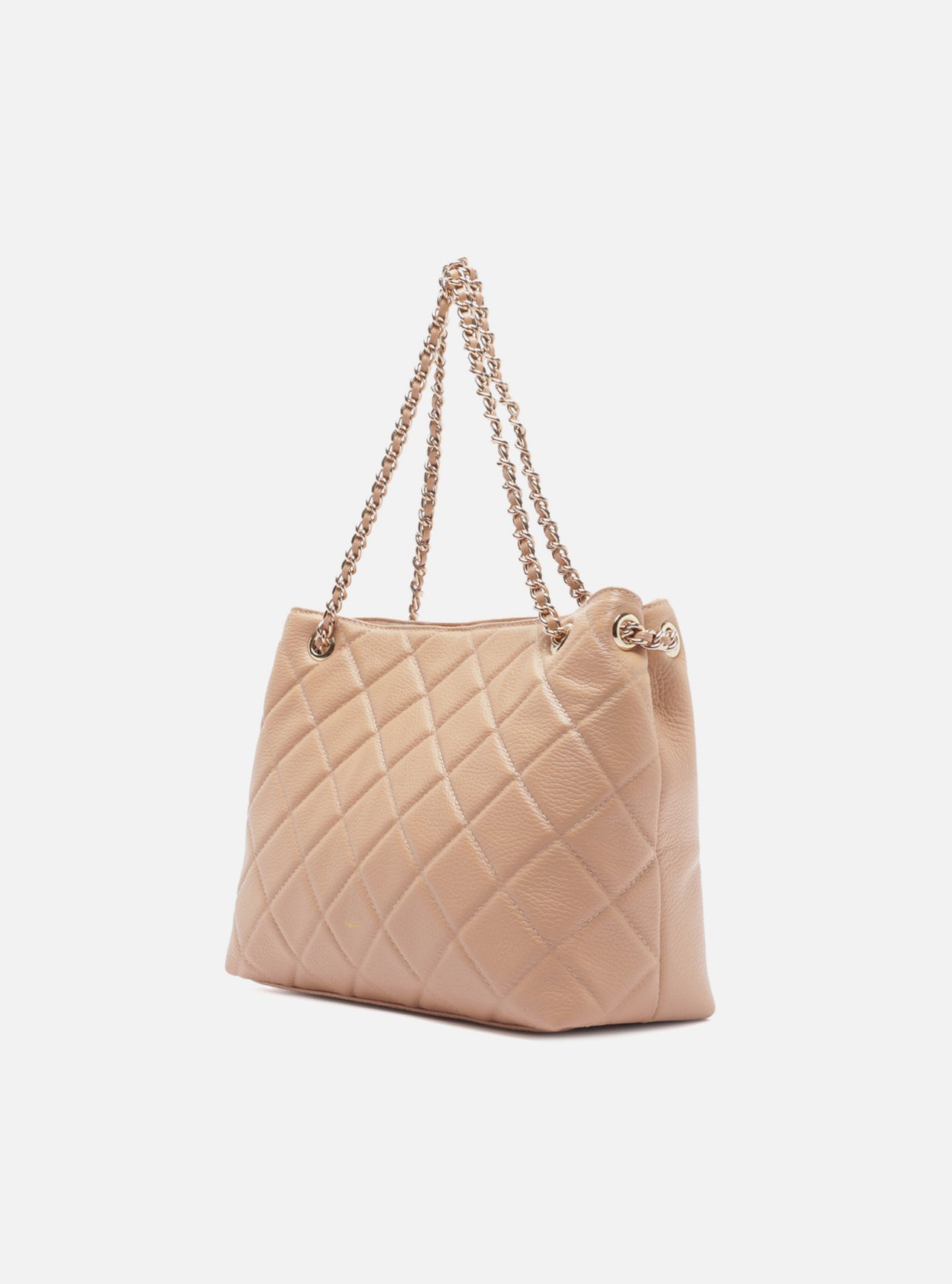 Foto 2 de Bolsa Tote Rosa Couro Matelassê Gab Média