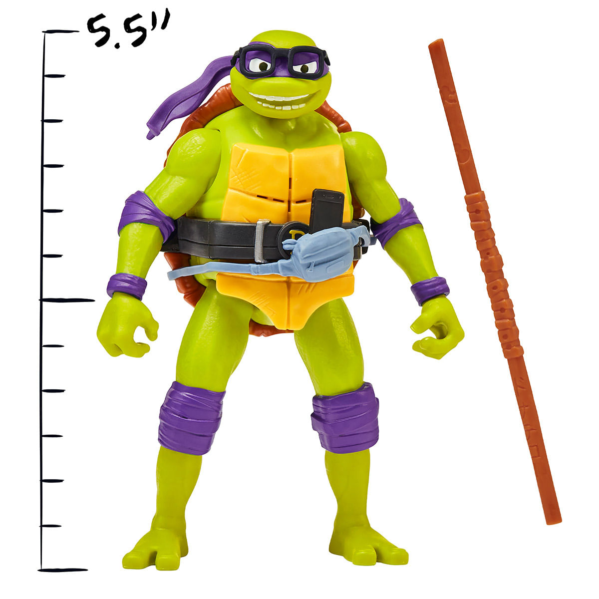 Foto 2 de As Tartarugas Ninja - Boneco Deluxe Donatello De 14Cm