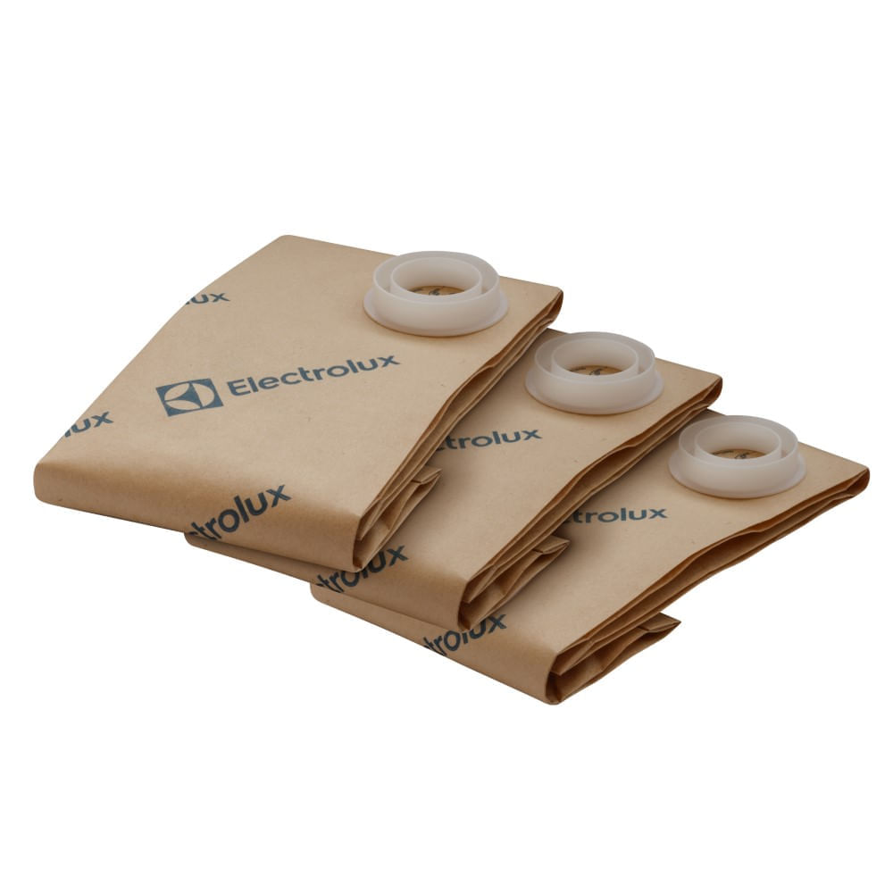 Kit 3 Sacos de aspirador de pó Modelos A20 e Gt3000 (CSE20) Electrolux Marrom